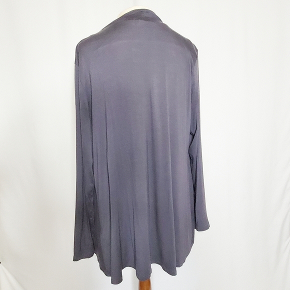 Gray Acemi Open Front Cardigan - M (NWOT) - Picture 10 of 10